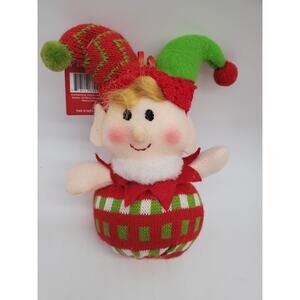 Elf Fabric Ornament - 6"